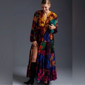 Siddhartha Bansal for Anthropologie Floral Maxi